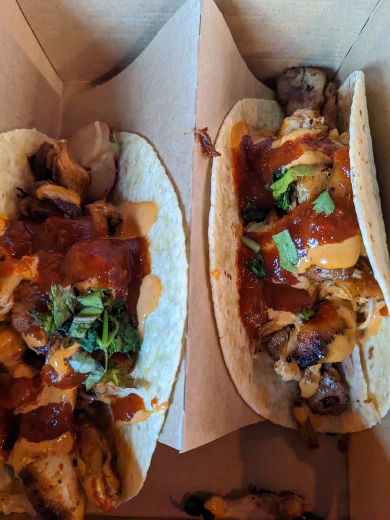 two pathetic tacos from DF tacos