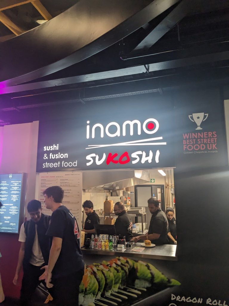 The entrance to inamo