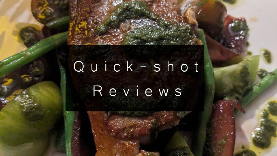 The image for the Quick-Shot reviews page taken from the three horse shoes in oxfordshire.