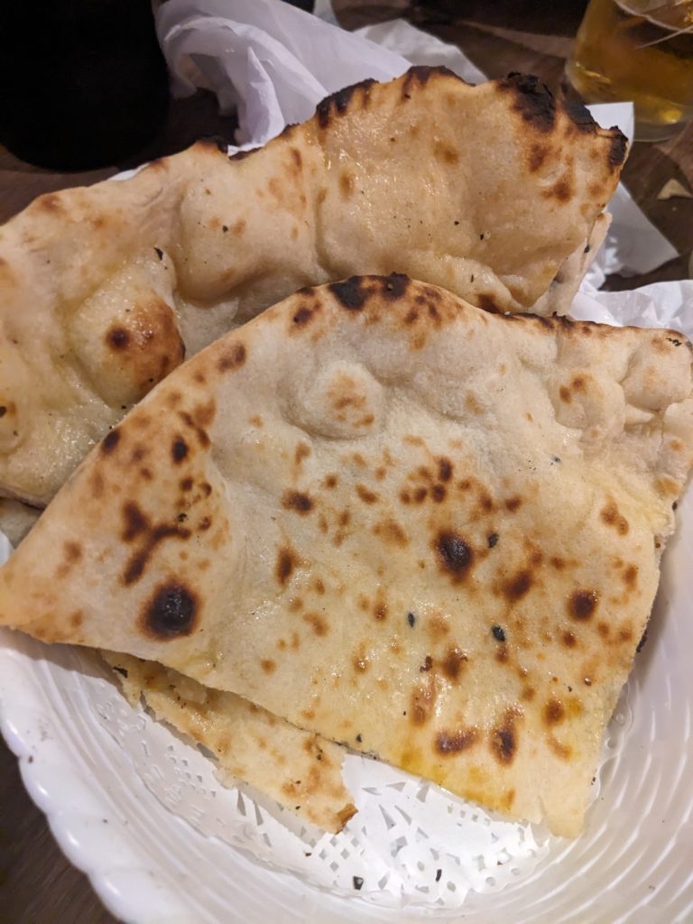 Peshwari naan from Gurkha